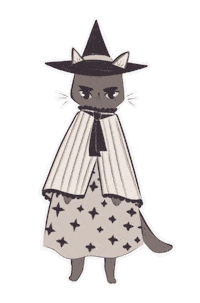Cat Magic Sticker by Poupoutte