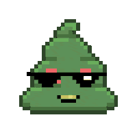 Art Shitting Sticker by Poopies.io