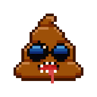 Art Shitting Sticker by Poopies.io