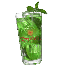 eyguebelle summer drinks cocktail mint Sticker