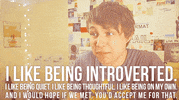 introvert GIF