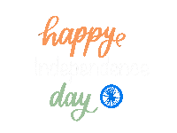 15 August Independance Sticker