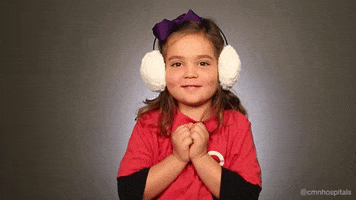 Little Girl Winter GIF by Children's Miracle Network Hospitals