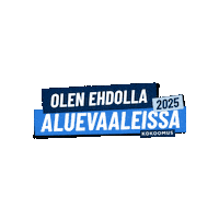 Aluevaalit Sticker by Pohjanmaan Kokoomus