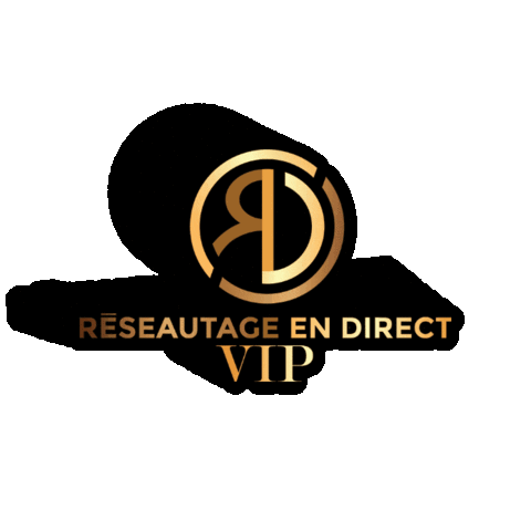 Gold Stickers Sticker by Reseautage en Direct