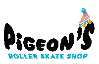 pigeonsrollerskateshopLBC pigeon rollerskate rollerskating roller skate Sticker