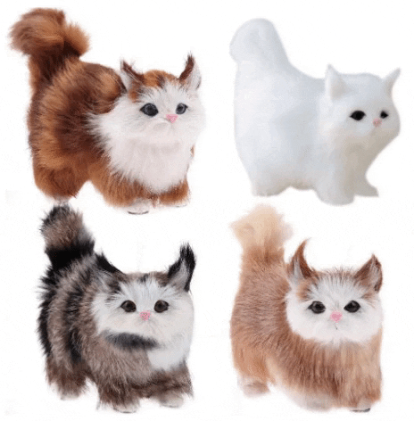 cebdaily giphygifmaker cat stuff doll GIF