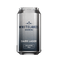 Whitelakes beer dark craftbeer brewing Sticker