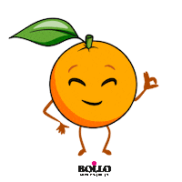 Happy Sticker by Bollo Fruits