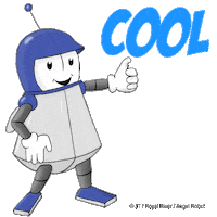 Happy Robot Sticker by Royalrivermusik