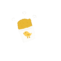 Hilystarry chicken 好吃 雞排 炸物 Sticker