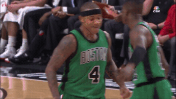 Happy Isaiah Thomas GIF by Boston Celtics