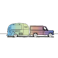Airstream Taco Truck Sticker by Bodega