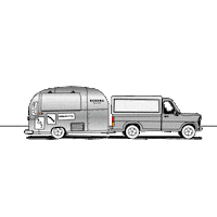 Van Airstream Sticker by Bodega