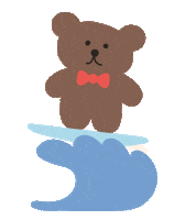 Teddy Bear Summer Sticker by THOMAS LEE