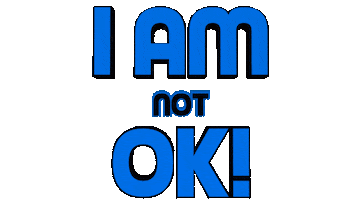 I Am Not Ok Sticker by OpticalArtInc.
