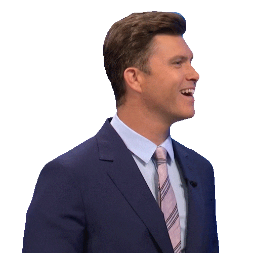 Colin Jost Sticker by Jeopardy!