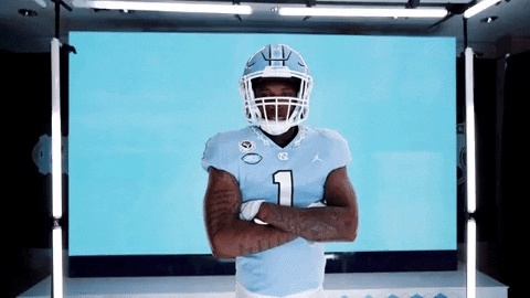 North Carolina Football GIF by UNC Tar Heels