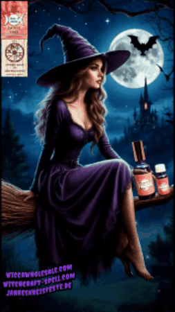 WitchesLoveSpellCometomeSpray giphygifmaker bruja sorciere strega GIF