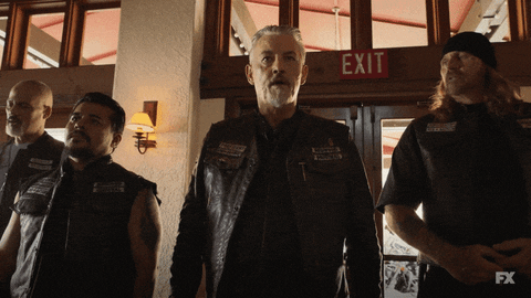 MayansFX giphyupload wink fx sons of anarchy GIF