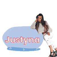 Justyna Sticker by NEVITALY