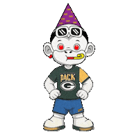 Green Bay Packers Go Pack Go Sticker by Zhot