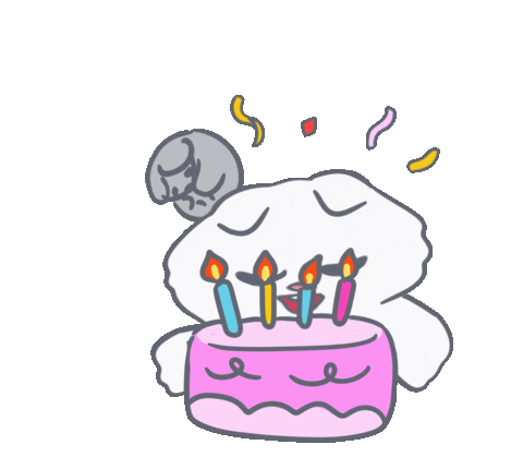 Happy Birthday Congrats Sticker by Snooze Kittens