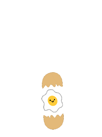 bubblecatt giphyupload kawaii egg eggy Sticker