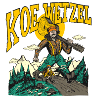 Country Music Sticker by Koe Wetzel