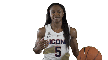 basketball ball Sticker by UConn Huskies