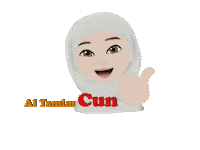 Happy Malay Girl Sticker by Al Tamim Cun