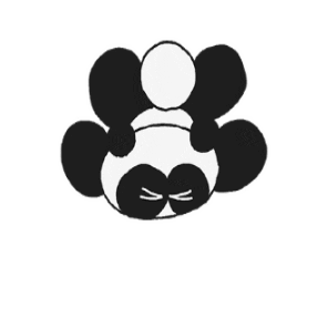 Panda Gisoshussha Sticker