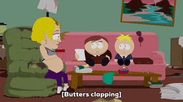 eric cartman clapping GIF by South Park 
