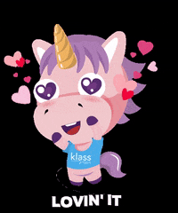 klassroom love pink in love unicorn GIF