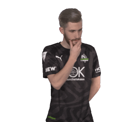 Thinking Wondering Sticker by Bundesliga