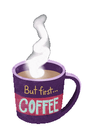 MadebyCRO coffee morning fuel hot coffee Sticker