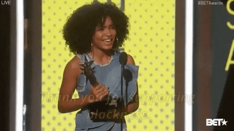 Thank You For Supporting Blackness GIF by BET Awards