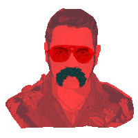 mustache Sticker by Queen of the South 