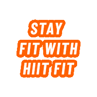 Workout Get Fit Sticker by HIIT FIT