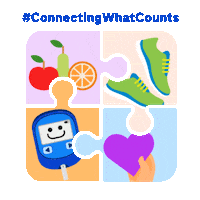 RocheAPAC diabetes roche rochewdd connectingwhatcounts Sticker