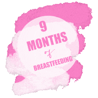 Pink Breastfeeding Sticker by MilkyGoodness