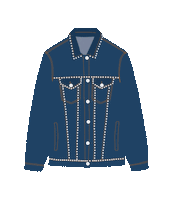 jacket denim Sticker