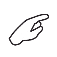 onparleducation look point hand right Sticker