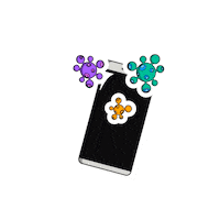 apothekerLAV virus viral smartphone sms Sticker