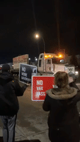 'Freedom Convoy' Passes Through Calgary as Truckers Protest Vaccine Mandate