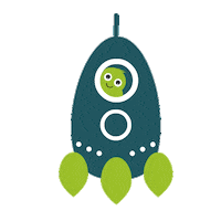 happy take off Sticker by British Science Association