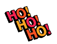 Santa Claus Christmas Sticker by Curtains Cool