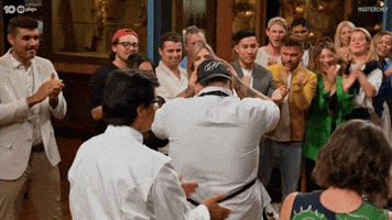 Hugging Hug GIF by MasterChefAU