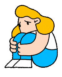 Sad War Sticker by shicogi