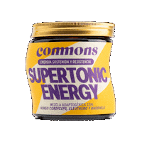 Energy Jumbo Sticker by Commons. adaptógenos